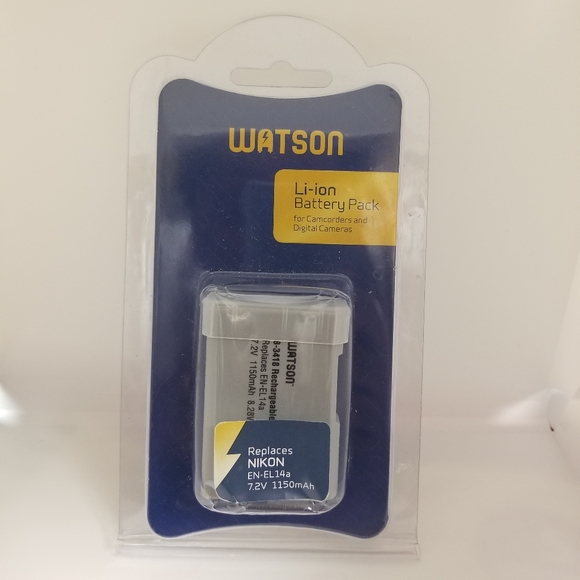 NWTS Gray Watson EN-EL14A Lithium-Ion Compatible Battery Pack (7.2V, 1150mAh) - Picture 2 of 8